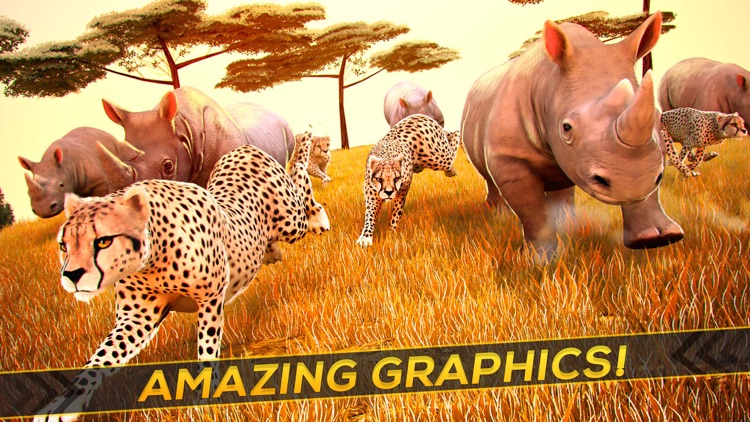 Wild Animal Simulator . Free Jungle Animals Racing