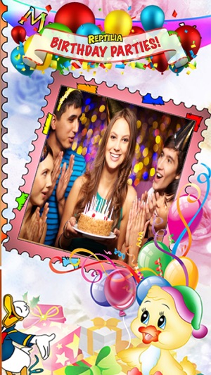 Birthday Card Photo Frame-Celebration with Friends(圖3)-速報App