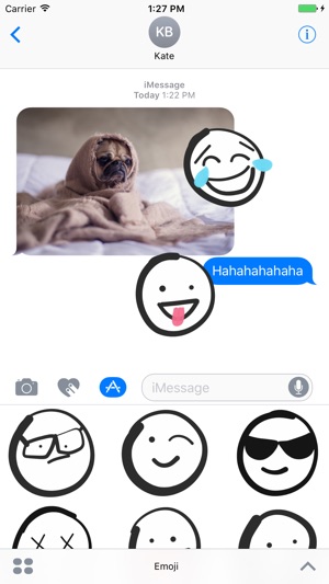 Emoji sticker - funny weird stickers for iMessage(圖1)-速報App