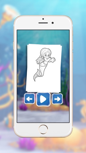 Mermaid Coloring Toddlers Game(圖4)-速報App