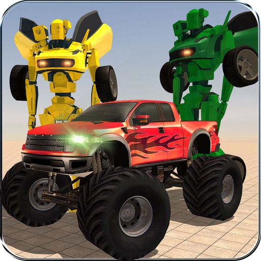 Robot Car Simulator with Transporter Monster Truck Icon