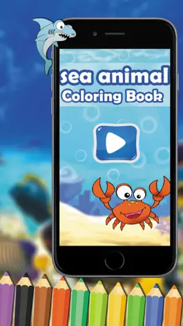 Game screenshot Cute Sea Animals Coloring for kids & Toddlers mod apk