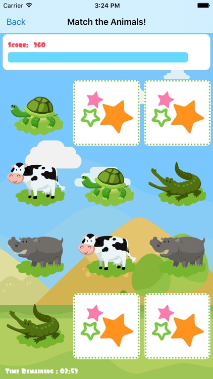 Happy Animals Memory Game