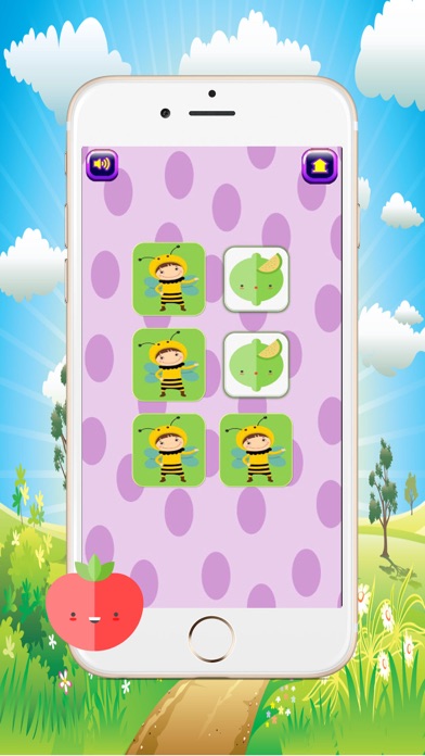 How to cancel & delete Fruits matching pictures games for kids from iphone & ipad 3