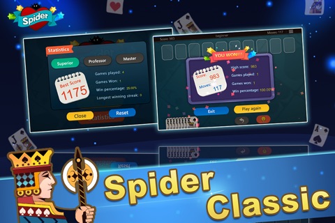 蜘蛛纸牌-免费纸牌接龙小游戏 screenshot 2