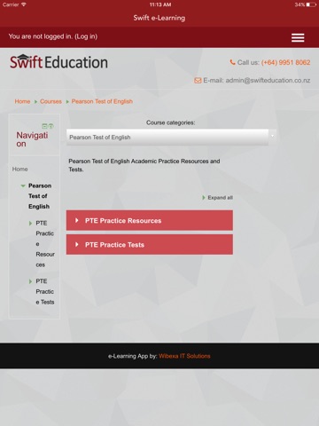 Swift e-Learning screenshot 4