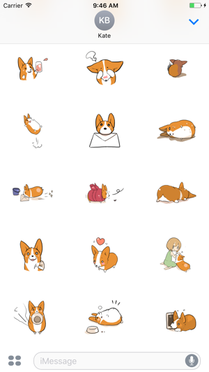 Lovely Corgi Animated Sticker(圖4)-速報App