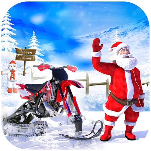 Charistmas Snow Sled : 3D Bike Racing Cart iOS App