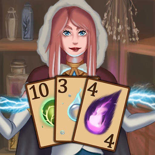 Witch Card Game Solitaire Free - Magical Pyramid Icon