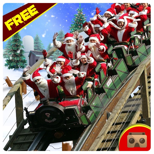 VR Christmas Santa Roller Coaster Icon