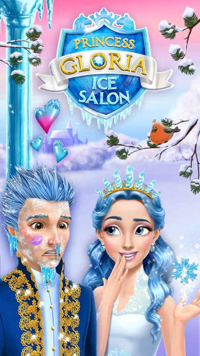 How to cancel & delete Princess Gloria Ice Salon - Frozen Beauty Makeover from iphone & ipad 1