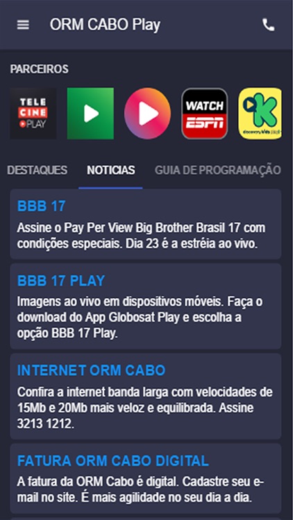 ORM CABO PLAY