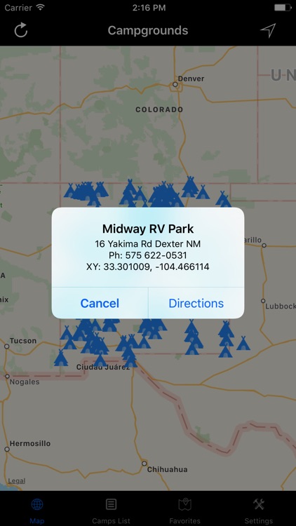 New Mexico – Campgrounds & RV Parks