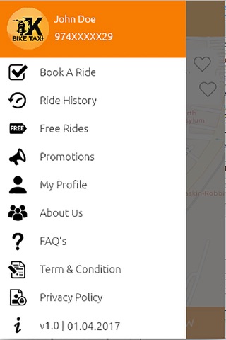 KBike Taxi screenshot 4