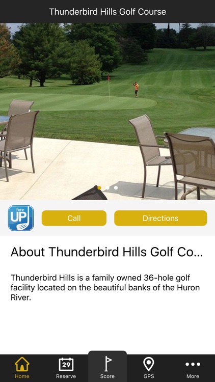 Thunderbird Hills Golf Course - GPS and Scorecard