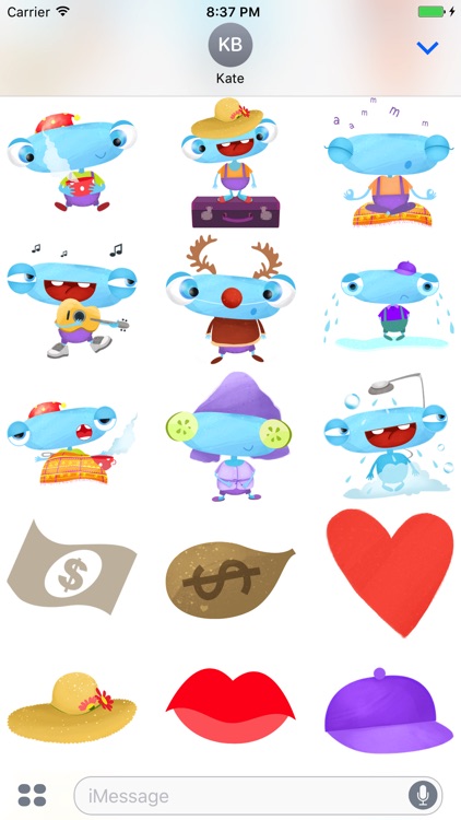 Happy Funny Monster - cute stickers screenshot-3