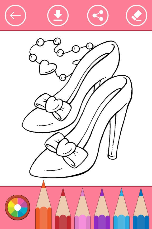 Coloring Pages for Girls, Coloring Book for Kids screenshot 4