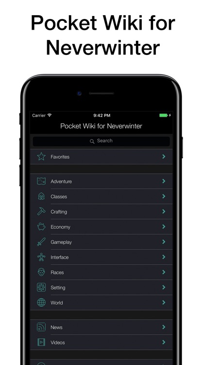 Pocket Wiki for Neverwinter