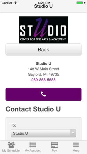 Studio U Center for Fine Arts & Movement(圖4)-速報App