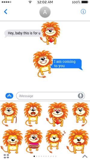 Lion Emoji Stickers(圖3)-速報App
