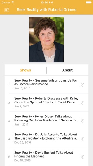 Seek Reality with Roberta Grimes