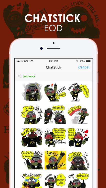 EOD!!! Stickers for iMessage