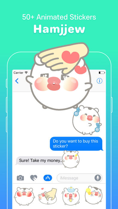 How to cancel & delete Hamjjew Animated Stickers from iphone & ipad 1
