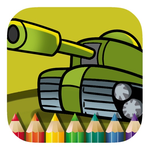 Monster Tanks Game Coloring Book For Kids Edition iOS App