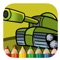 Monster Tanks Game Coloring Book For Kids Edition