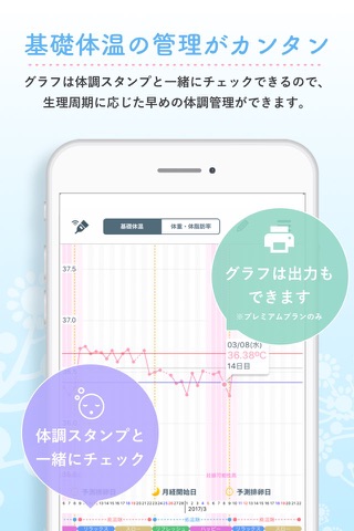 カラダのキモチ 生理周期・基礎体温をかんたん管理 screenshot 3