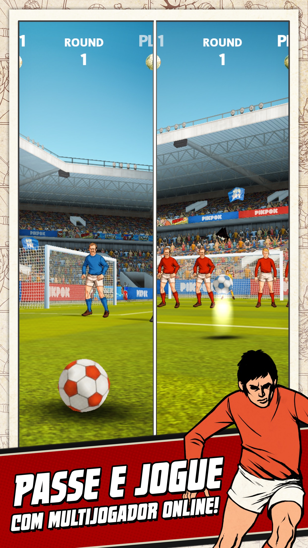Screenshot do app Flick Kick Football