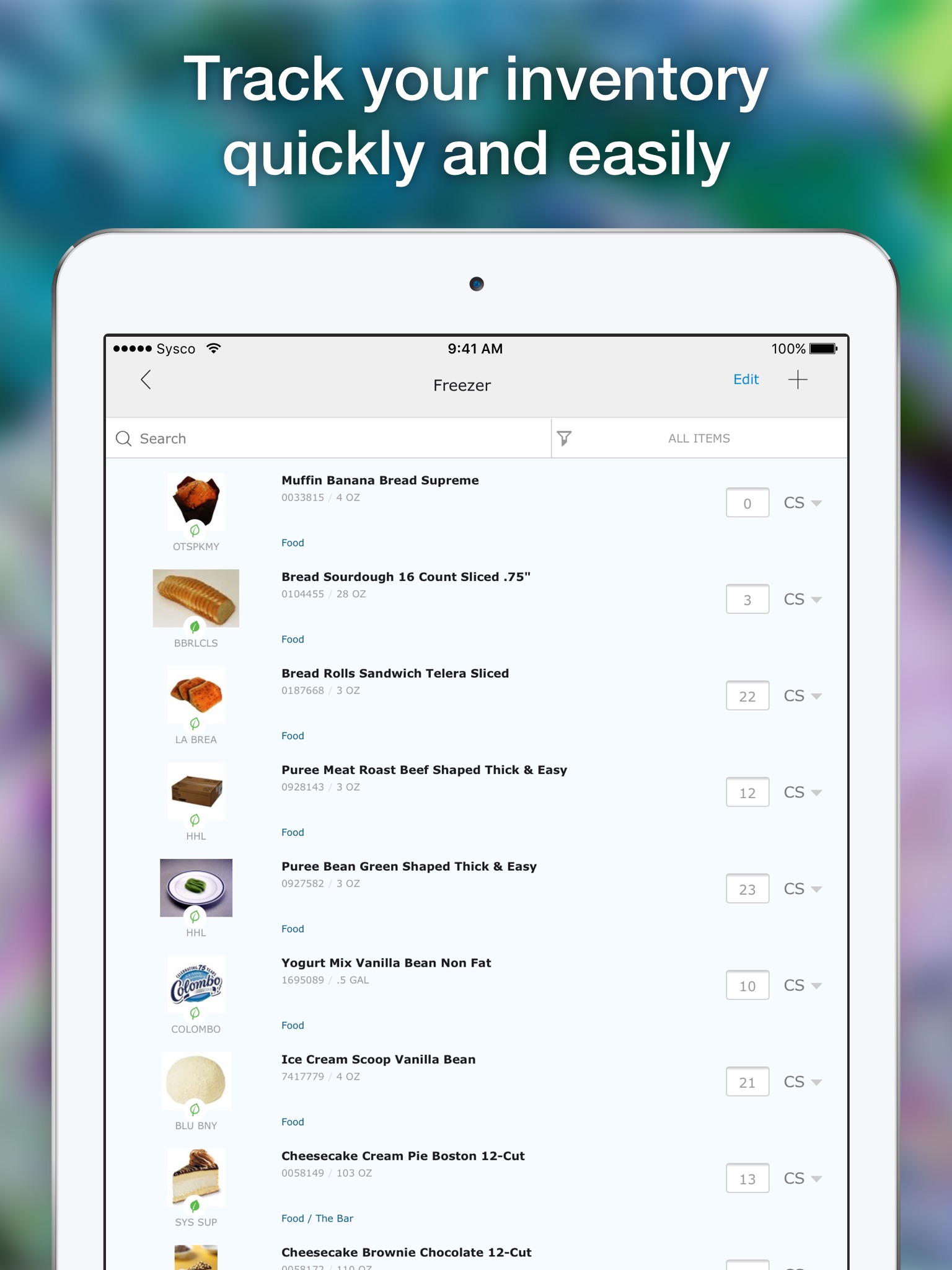 Sysco Mobile Inventory screenshot 2