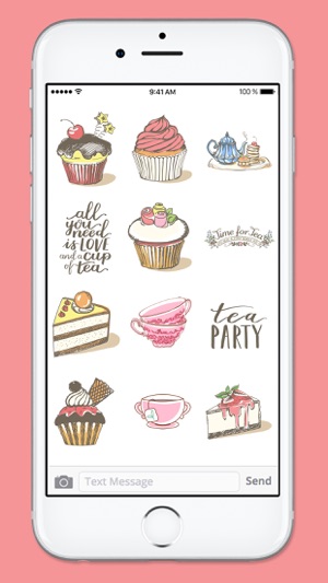 Tea and Cakes Sticker Pack(圖4)-速報App