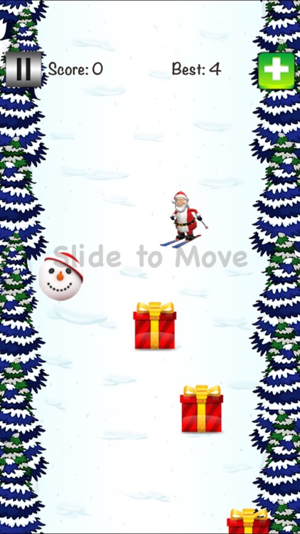 Skiing Santa - Classic Skiing Game