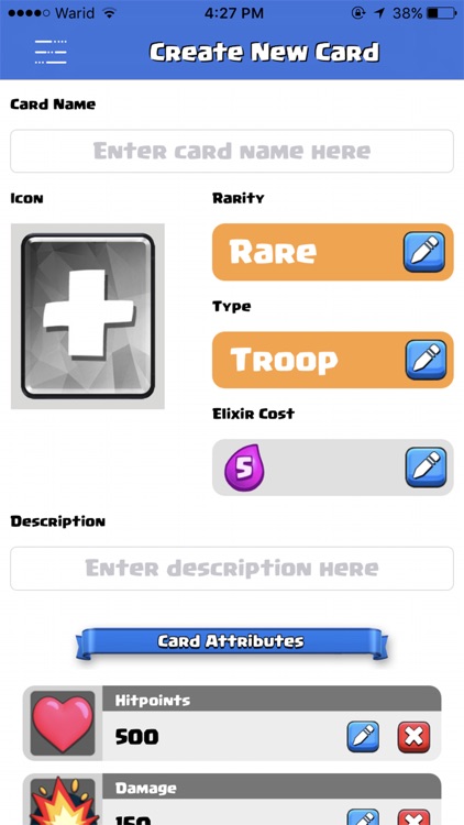 Card Creator for Clash Royale