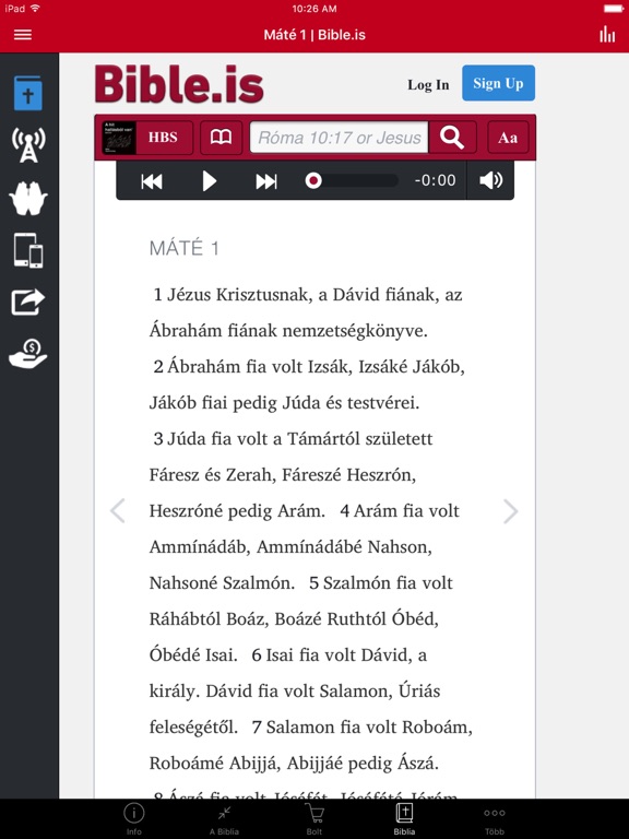 Magyar Bibliatársulat screenshot 2