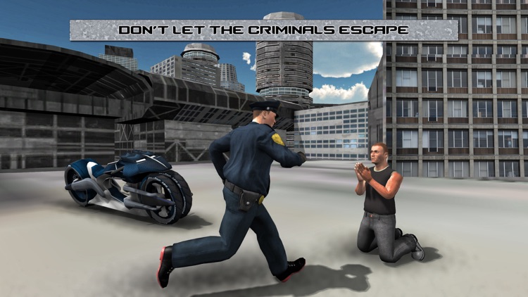 Sci-Fi Police Bike Crime Chase & Riding Simulator screenshot-3