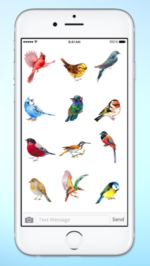 Watercolor Birds Sticker Pack(圖3)-速報App