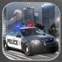 ` 3D Police Pursuit Racing car highway icon