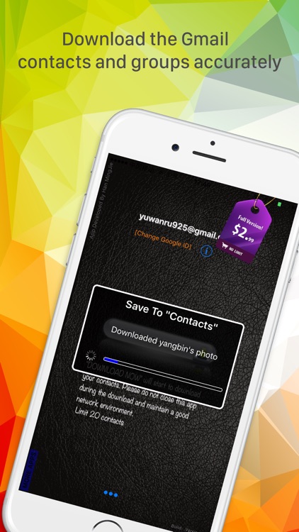 DownloadContacts ForGoogleLite