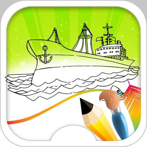 Ship Game - Ship Coloring Book