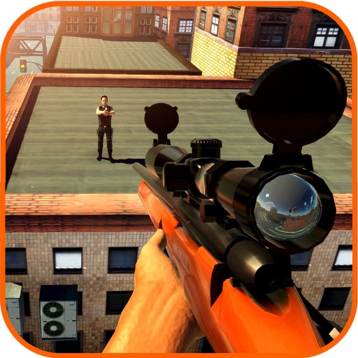 Modern city army sniper 3D Icon