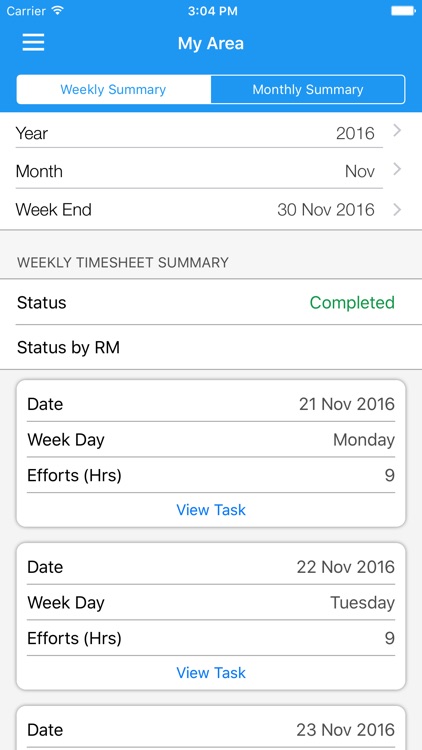 Infogain Global TimeSheet