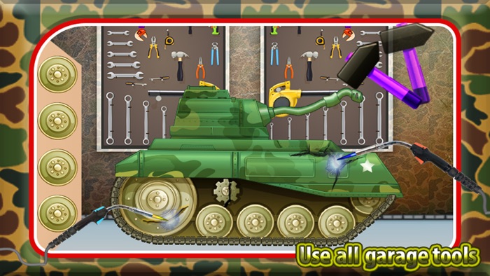 キッズ軍タンク修理 - 戦車戦車工場