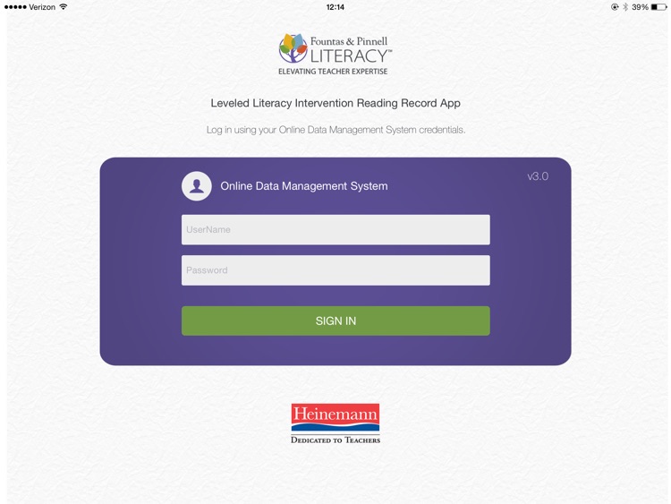 F&P LLI Reading Record Apps