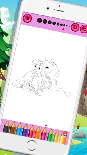 Princess Pony Coloring book for kids(圖4)-速報App