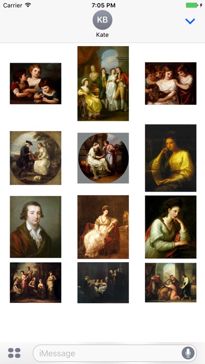 Angelica Kauffman Artworks Stickers screenshot-3