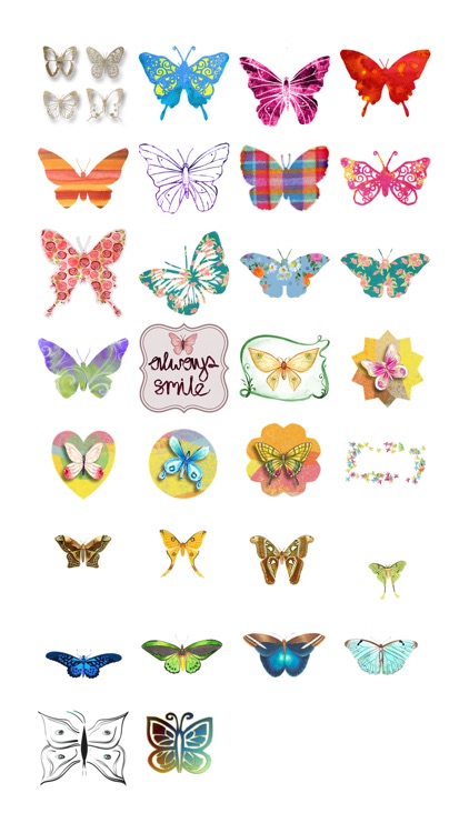 Butterflies Two Sticker Pack