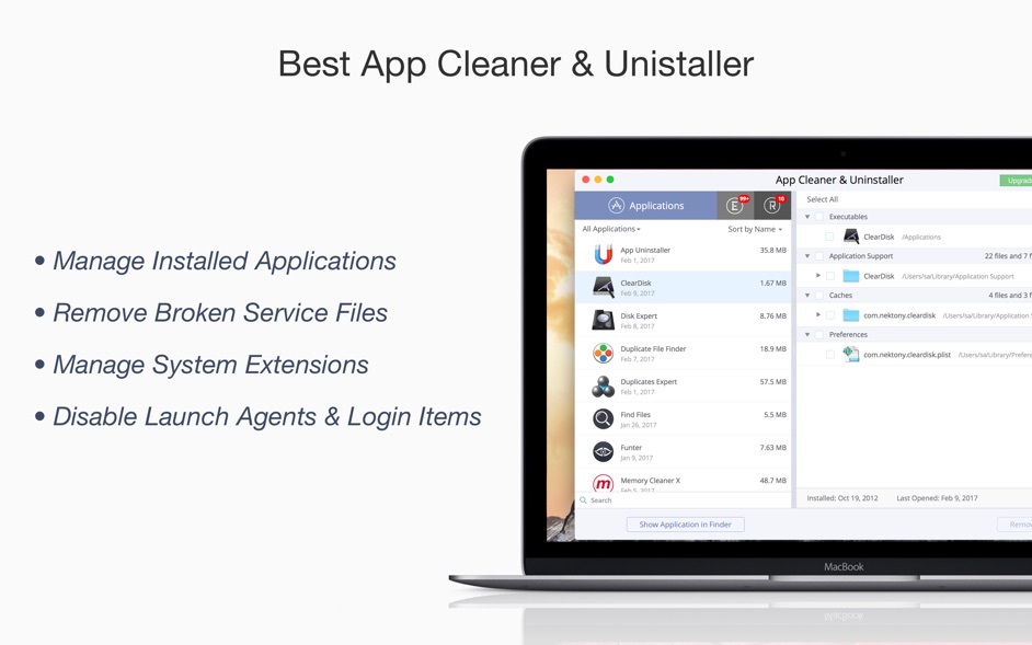 Best Remove Applications Service Files for Uninstall App Cleaner & Uninstaller 5.1 