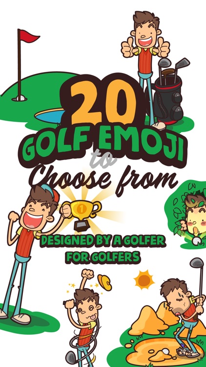 GolferMoji - Golf Emoji Keyboard + Stickers
